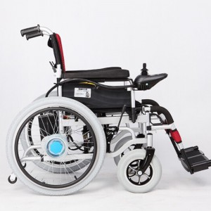 Sedia a rotelle elettrica di potere pieghevole motorizzata mobilità dell'attrezzatura medica per disabili Ce