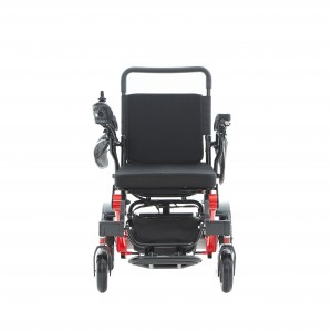 كرسي متحرك كهربائي من بايشن، BC-EA8000-أحمر وأسود