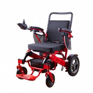 Cadeira de rodas eléctrica Baichen, BC-EA8000 vermella