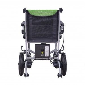 ລໍ້ຍູ້ລໍ້ຫລັງໄຟຟ້າ 12 ນິ້ວ Cerebral Palsy Portable Wheelchair ຜູ້ໃຫຍ່
