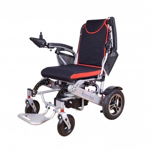 Certificación aprobada de silla de ruedas eléctrica para discapacitados con estructura estable