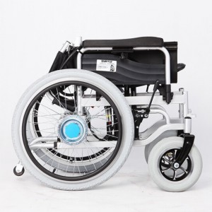Ce fauteuil roulant électrique pliable motorisé de mobilité de matériel médical handicapé