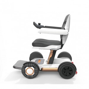 صندلی چرخدار برقی برقی سبک وزن با باتری لیتیومی تاشو جدید Baichen