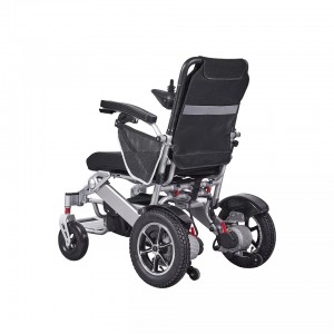 Stair folding Electric Scooter Commode Wheelchair Motor Price List ລໍ້ຍູ້ໄຟຟ້າສາມາດພັບໄດ້