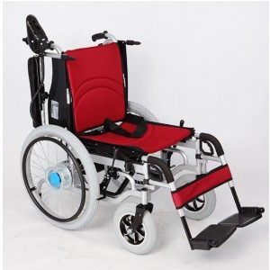 Це инвалидска медицинска опрема покретљивост моторизована склопива електрична инвалидска колица