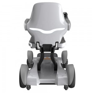 كرسي متحرك كهربائي جديد قابل للطي من الألومنيوم خفيف الوزن مع بطارية ليثيوم