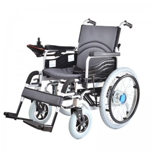 Silla de ruedas eléctrica plegable motorizada con movilidad de equipos médicos para discapacitados Ce