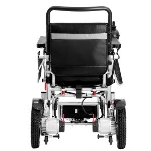 Лека помощ за ръчна рехабилитация на главата Сгъваема електрическа инвалидна количка