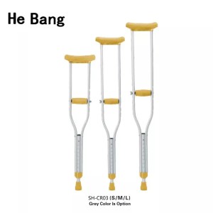 He Bang Shock Absorber Crutch Stool Folding Walking Cane Chair Support Sitting Walking Stick With Light Foldable Chair