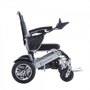 ຄຸນະພາບສູງສໍາລັບການສະຫນອງໂຮງງານຜະລິດຂອງປະເທດຈີນ Folding Motorized Power Electrical Reclining Wheelchair