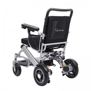 Cadeira de rodas com bateria dupla removível e design moderno