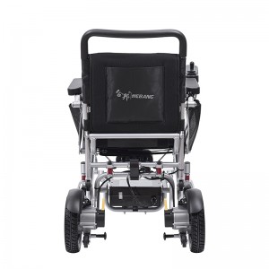 Rollstuhl mit zwei herausnehmbaren Batterien und modernem Design