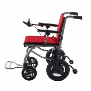 من السهل حمل كرسي متحرك يعمل بمحرك كهربائي من سبائك الألومنيوم