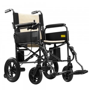 Senior Compact Motorized wheelchair para sa limitadong kadaliang kumilos