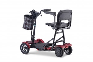 Neuer preiswerter erwachsener tragbarer elektrischer faltbarer Lithium-Mobilitätsroller, elektrischer 4-Rad-Roller für Behinderte