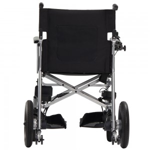 Kompakt elektrisk rullstol för trånga utrymmen
