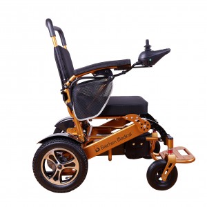 ningbobaichen ຂັບລົດດ່ວນ Removable Handcycle Aluminum Fold Manual Power Electric Wheelchair