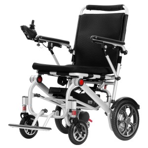 Scaun cu rotile electric, portabil, pliabil, pentru mobilitate în aer liber