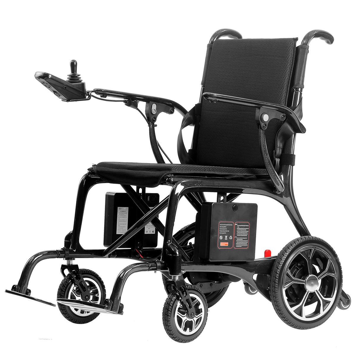 Automatický elektrický invalidný vozík skladací z uhlíkových vlákien Featured Image