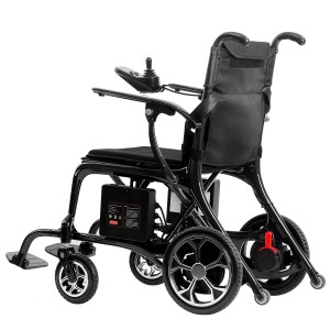 Automatický elektrický invalidný vozík skladací z uhlíkových vlákien