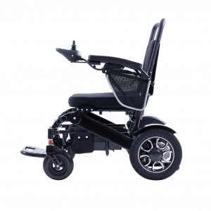 노인을 위한 리튬 배터리를 갖춘 경량 접이식 전동 휠체어