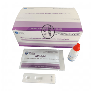 Cassete de teste M.Pneumonia IgM (ouro coloidal)