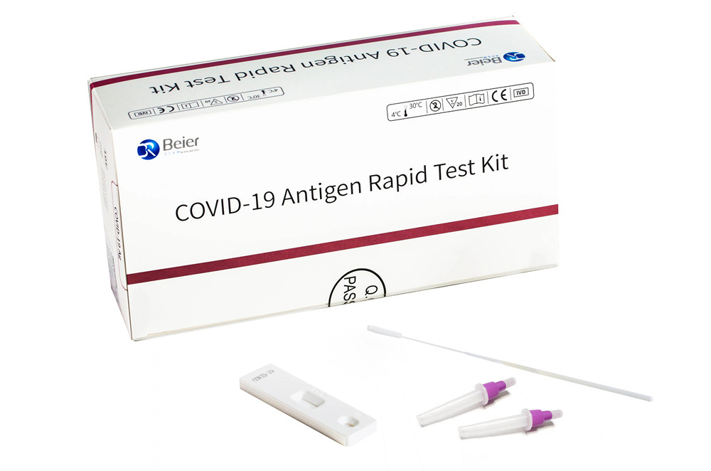Набір для швидкого тестування на антиген Covid-19, виготовлений компанією Beijing Beier, входить до загального списку ЄС категорії A