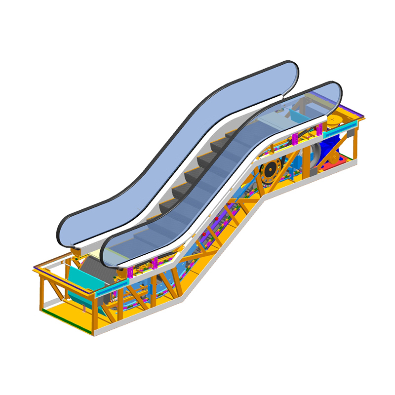 Aparèy fòmasyon modèl ansèyman escalator (ak platfòm)