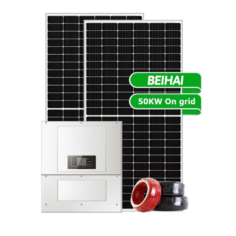 Système d'alimentation solaire 80KW ~ 180KW sur le réseau pour l'usine agricole