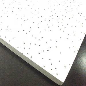 Makinis na Ceiling Mineral Fiber Ceiling Non-Directional Ceiling Tile