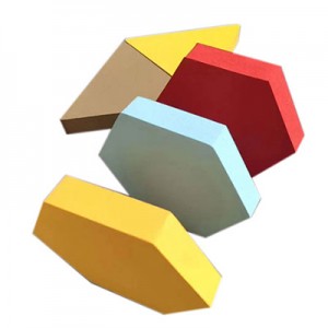 Winkelsintrum Colorful Baffles Ceiling Fiber Glass Ceiling Tile