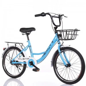 2021 High quality 20inch City Bike - 26 Inch Single Speed City Bike With Basket For Lady – Beimudou