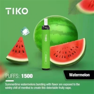 Tiko Cigarette usa e getta Vape Pen Sigaretta elettronica 1500 Puff Bar Pod Vaporizzatore personalizzato