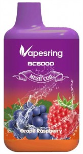 Borong Vape Airflow E Cigarette Vapesring Bc6000 Puff Electronic Cigarette
