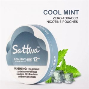 Bolsas de nicotina ao por maior Sattwa 7mg/14mg Bolsas brancas de nicotina sintética húmeda/seca Snus
