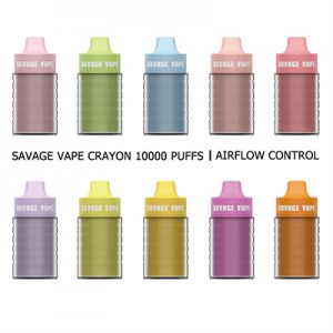 Бар ваҳшӣ якдафъаина 10000 Puffs Device E-cigarette