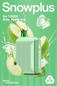 SNOWPLUS Оптова одноразова вейп-ручка 10000 затяжок Sour Apple Ice