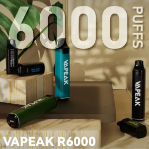 තොග I Vape vapeak r 6000 Puffs Airflow වෙනස් කළ හැකි ඉවත දැමිය හැකි Pod System Vape