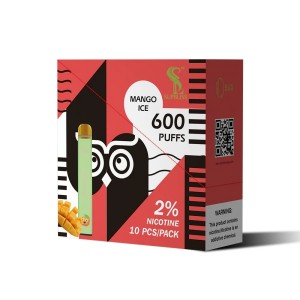 Supbliss 2% Nicotine 600puffs Qbar 10 flavors Достапни за еднократна употреба Vape пенкало