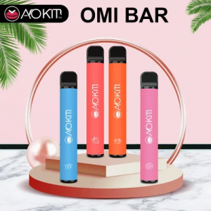 aokit Disposable Vape Pen Omi Bar 800 Puff Disposable Electronic Cigarette Yakapfuura Tpd