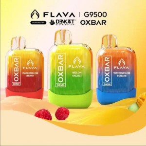 Flava Oxbar 9500 Disposable Vape Pod Zbood Customize Blong 8000 Puffs Rechargeable OEM Sikaleti Faaeletonika