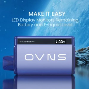 Ovns 7700puffs LED डिस्प्ले स्क्रिन पफ भ्याप डिस्पोजेबल ई-सिगरेट
