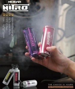 තොග ඉවත දැමිය හැකි Vape Hcigar Nitro 9000 puffs e cigarette
