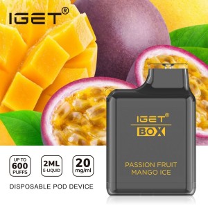 IGet Box 600 puffs 13 smaków o smaku owocowym Jednorazowy hurtowy Vape