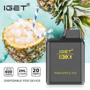 IGet Box 600puffs 13 Flavors Fruit Taste Disposable Wholesale Vape