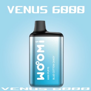 Woomi Venus 6000 Puffs бир жолу колдонулуучу Vape Bar Factory камсыздоочу