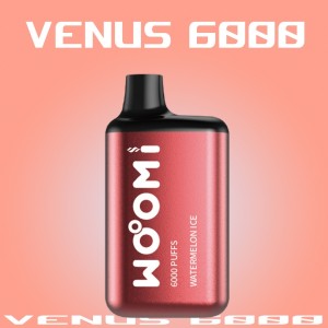 عرضه کننده ویپ بار یکبار مصرف Woomi Venus 6000 Puffs
