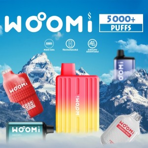 ໂຮງງານຜະລິດຈີນ Woomi Jupiter 5000 Disposable Vape Nicotine