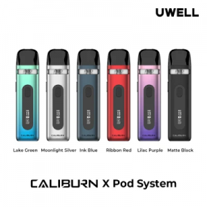 Capacité d'e-liquide de 3 ml Kits de Vape de capacité de batterie de 850 mAh Système de cosse Uwell Caliburn X