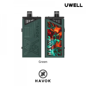 Kit de mod de cosse d'Uwell Havok V1 d'Ecigarettes de vape de cosse de 4 ml 1800 mAh 65 W